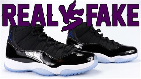 jordan 11 space jam nike real vs fake|how to spot a fake jordan 11.